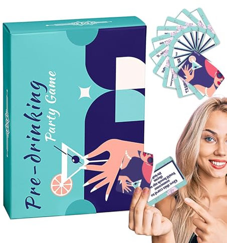 Generisch Trinkkarten-Partyspiel, Trinkspielkarten für Erwachsene | 50-teiliges Trinkkarten-Set - Bewerben Sie Freundschafts-Spielkartendecks für Familientreffen