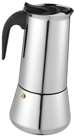 MOLUCKFU Stainless Steel Pot Espresso Maker Pot for People Handheld Kettle for Coffee Maker for Home Outdoor Use