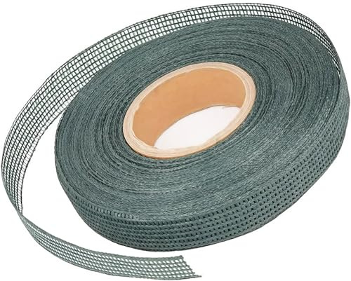 Pflanzenbinder, Baumband 3cmx50m Rolle, Baumanbinder Grün, Baumbinder Luftdurchlässig, Baumbefestigung, Pflanzenband Polyethylen Baumschnur für Gartenpflanzen Fixieren und Zusammenbinden