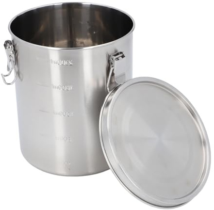 Agatige Conteneur Hermétique De Stockage D'aliments Pour Animaux De Compagnie, 2500ML Acier Inoxydable Polyvalent Boite Croquette Chien Pour Chat Et Chien Conteneur De Nourriture Pour La Cuisine