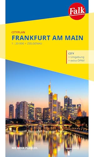 Falk Cityplan Frankfurt 1:20.000