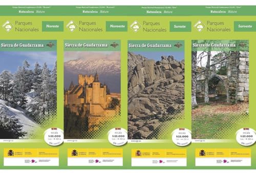 Parque Nacional de la Sierra de Guadarrama. 4 mapas + guía