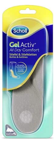 Scholl GelActiv Einlegesohlen All Day Comfort für Stiefel & Stiefeletten von 35-40.5, 1 Paar