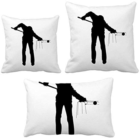 DIYthinker Körperliche Bildung Sport Billard Werfen Kissen Set Einfügen Kissen Abdeckung Startseite Sofa Dekor Geschenk