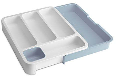 Joseph Joseph 85116 Drawer Store with Cutlery Tray - Grey Blue - One Size, 12
