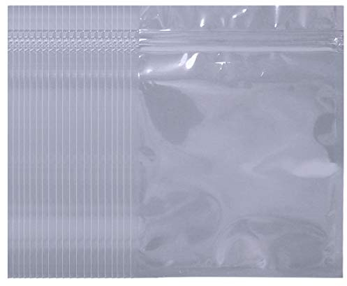 20 Bolsas antiestáticas extragrandes de 15.7 x 17.72 Pulgadas, Bolsa de blindaje antiestática ESD resellable con 10 calcomanías
