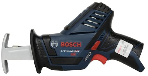 BOSCH PS60N 12V Max Pocket Reciprocating Saw (Bare Tool) | Compact Cordless Recip Saw Bare Tool | Lightweight Design For Tight Spaces | Variable Speed Trigger For Cutting Control
