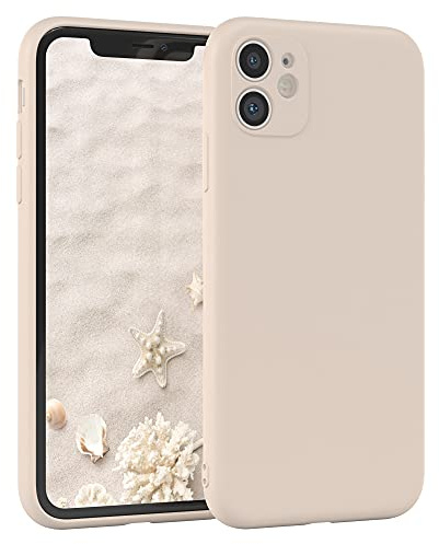 EAZY CASE - Silikonhülle für iPhone 11 Hülle Silikon Case Beige weich stoßfeste Handyhülle Schutzhülle mit Kameraschutz Dünn Premium Schutz Cover TPU Phone Bumper in Pastell Taupe Matt