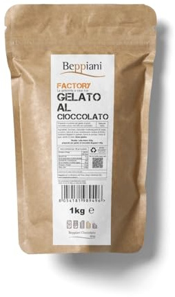 Preparato per gelato professionale Beppiani 🍨base gelato, con o senza gelatiera 👨‍🍳facile preparazione, risultato da gelateria, ricetta semplice✅ (Base Gelato Cioccolato)