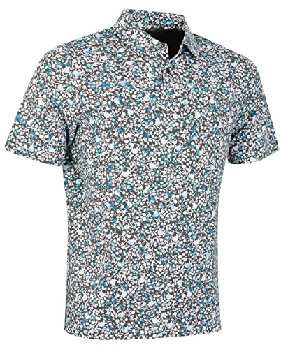 Callaway Golf Herren künstlicher Swingtech Polo Shirt - Schwarz Lichen - M
