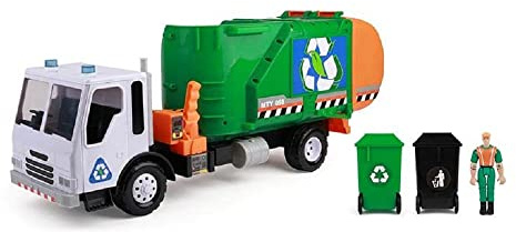 FUNRISE TOYS (HK) LIMITED- Camion di spazzatura, Luci e Suoni Titani 57120 FUNRISE Auto Giocattolo, Multicolore (71957120)