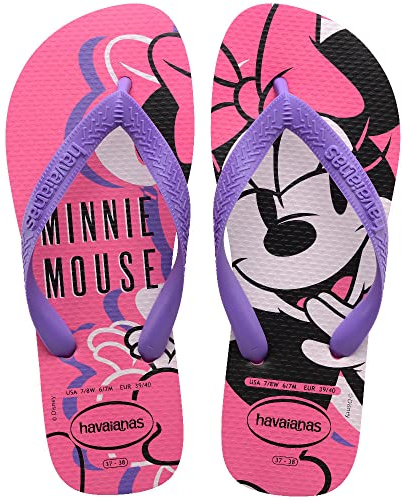 Havaianas Top Disney Unisex Adults FlipFlop Pink/Pink 3.5/4 UK