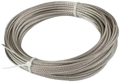 1/10 M 304 Edelstahl Seil Draht Wäscheleine Weiche Angeln Hebe Kabel Flexible Balustrade 7x7 Durchmesser 0,5-4mm (Color : Diameter 4.0mm, Size : 1 Meter)