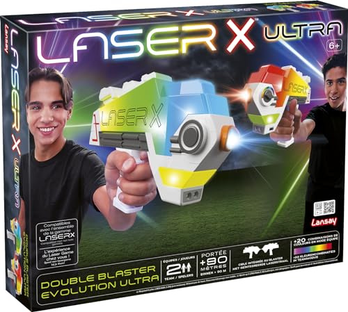 Jeu laser - LANSAY - 87552 - Laser X - Double Blaster Evolution Ultra