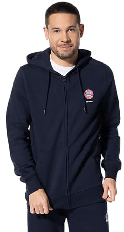 FC Bayern München | Zip-Hoodie Essential I Herren I Rot oder Navy