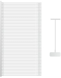 Häfttrådar fint för etiketteringspistol, plasttrådar, skjutpistol av transparent plast (10 000 stycken fint transparent, 40 mm)