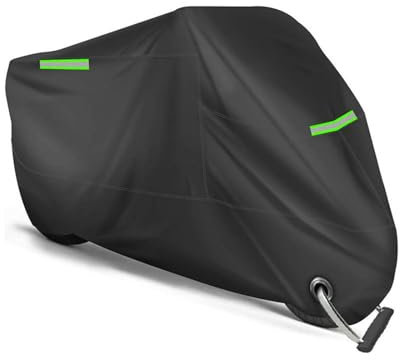 KSDJSNA Motorrad Abdeckplane für Kawasaki Z650 Z 650, Wasserdicht und Staubdicht Outdoor Motorradabdeckung, Atmungsaktiv Regenschutz Motorradschutzhülle Reißfest
