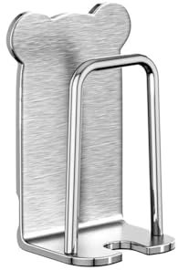 Organizador de portavasos de metal for pared de baño, portavasos de metal, organizador de vasos de pared con ventosa, sin taladro, adhesivo, for cocina, baño, sala de estar, oficina, almacenamiento