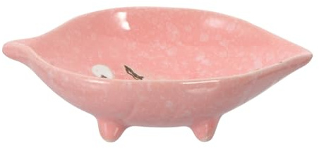 TOYANDONA Ceramic Food Bowl for Small Animals Bite-resistant Design for Hamsters Guinea Pigs and Rabbits during Mealtime