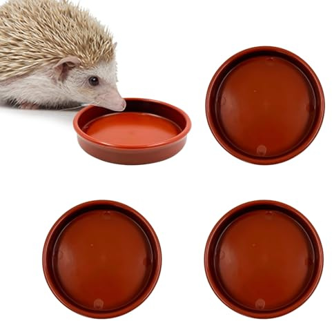 Meriviva Hedgehog Bowl for Food or Water, 3 Pcs Small Animal Pet Feeding Bowl, Guinea Pig Rabbit Cat Food Bowls