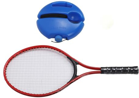 Riuulity Tennistrainer-Rebound-Ball für Effektives Training, Ideal für Anfänger, Erwachsene, Tragbares Design, Rebound-Ball für den Innen- und Außenbereich