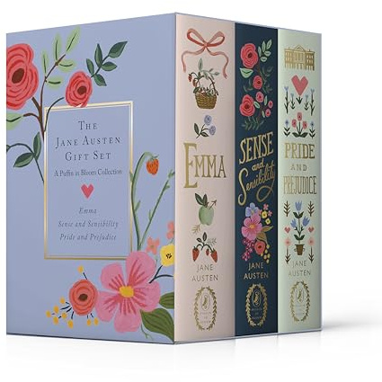The Jane Austen Gift Set: A Puffin in Bloom 3-Book Collection: Pride and Prejudice, Emma, and Sense and Sensibility