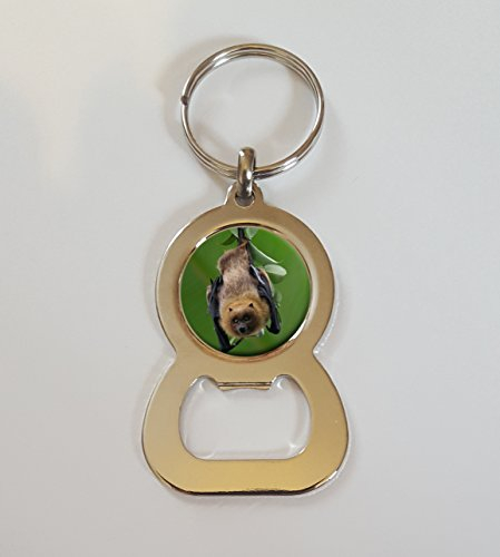Bat Metal Bottle Opener Keyring Ideal Birthday Gift N443