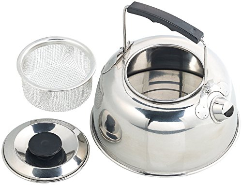 Bouilloire de camping en acier inoxydable 0,7 L [Semptec]