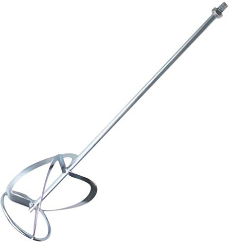 Paddle Mixer, Mixing Paddle Cement Mixer Paint Stirrer Stainless Steel Concrete Drill Mixing Rod Heavy Duty Paint Plaster for Plaster Cement Concrete Bucket Tool