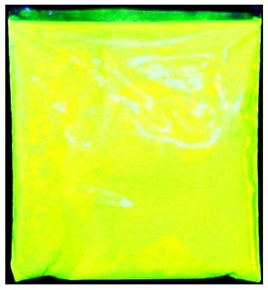 Inception Pro Infinite Fluoreszierendes gelbes Pigment – leuchtet im Kontakt mit Schwarzlicht, UV-Licht, feines Pulver, Farbstoffe, bunt – 20 Gramm
