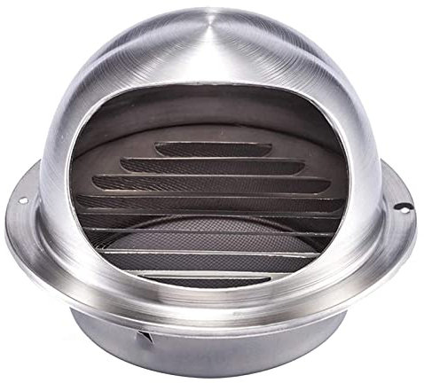 Griglia Aerazione Argento, In Acciaio Inossidabile Copertura Del Condotto Di Ventilazione Griglia Di Ventilazione A Sfera, Circolazionedell'aria, Per Bagno Cucina E Ventilatori ( Color : Silver , Size