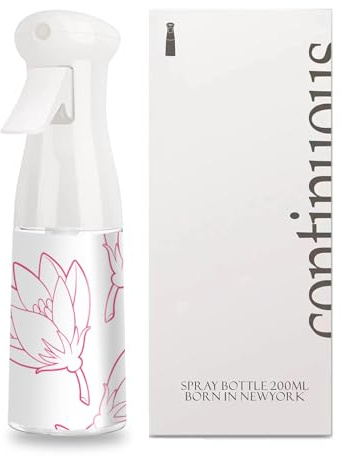 Shu mizara Hair Spray Bottle,Continuous Water Mister Empty Spray for Hairstyling, Cleaning, Plants, Misting and Skin Care