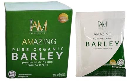 IAM Amazing Pure Organic Barley Powder Drink Barley Green Natural Blend