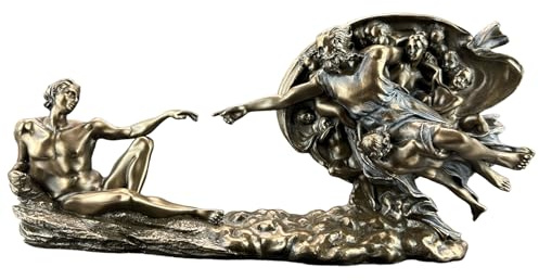 57 SPECIAL REPLICAS Statua Decorativa da Interno - SCENA LA CREAZIONE DI ADAMO - Scultura Moderna Design