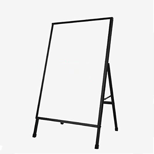 Plakatständer, Plakatständer, vertikaler Bodenständer, zusammenklappbarer Plakatständer für den Außenbereich, Werbetafel, Plakatständer (Farbe: Schwarz1, Größe: 60 x 90 cm) (Schwar