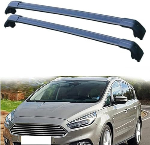 Dachgepäckträger Fahrradträger Für Ford S-MAX 2015-2020, Dachträger Dachboxen Dach Gepäckablage Railing Track Zubehör