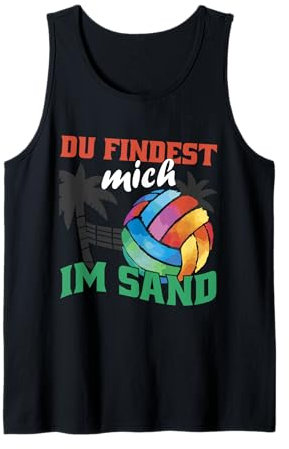Beachvolleyballer Findest mich im Sand Tank Top