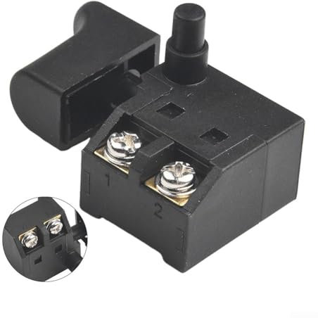 Interruttore di tipo a blocco o auto riposo, interruttore a pulsante per trapano elettrico pialla (blocco)