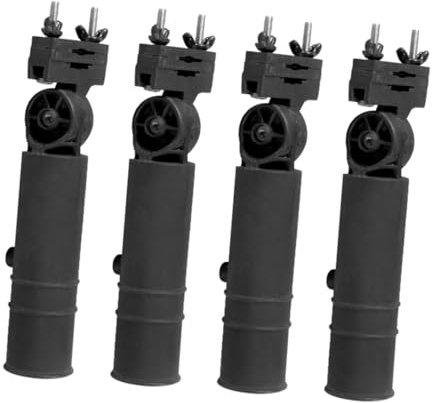 Sosoport 4pcs Golf Trolley Umbrella Holder Cart Umbrella Stand for Rounded Handles Compact Design Lightweight Durable Easy to Install and Use