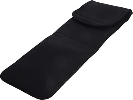 HAMPPLIES Estuche Portátil para Secador de Pelo y Rizador Resistente al Calor Material de Neopreno Negro Adecuado para Viaje y Uso en Dormitorios de Empleados
