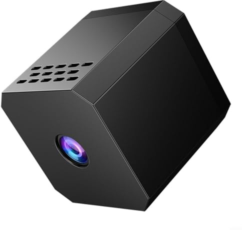 CNANRNANC Kabellose Überwachungskamera, Mini Kamera, Überwachungskamera Innen Bewegungserkennung, kein Internet erforderlich, integrierter WiFi-Magnetfuß, Innenkamera (F1)