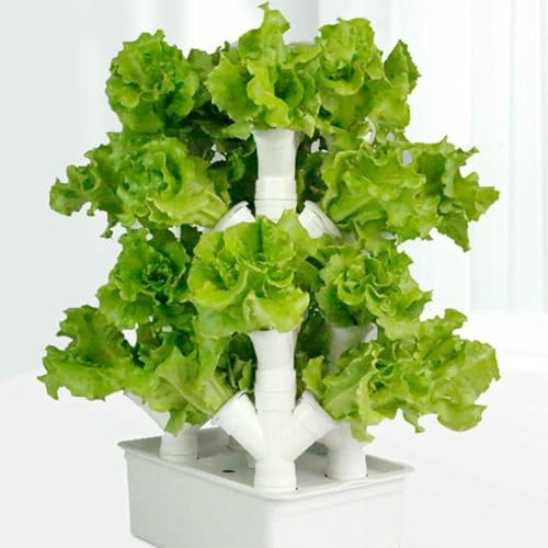 GZYHDC - Mini de Cultivo de Hierbas para Interior y Exterior, Kit de germinación para vivero, de Cultivo hidropónico de Torre Vertical para Hierbas, Frutas y Verduras (3 colu