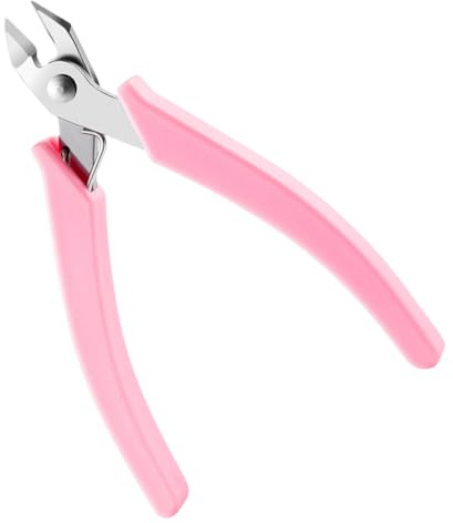PLAFOPE Nagelschmuck Entferner Zange aus Edelstahl und Kunststoff Schnelle und Bequeme Entfernung von Nageldekor für Nageldesign Zubehör und Maniküre Anwendungen