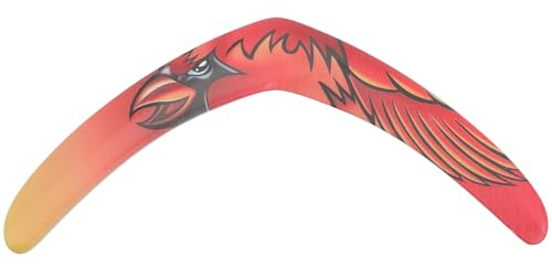 DECORNIJIA Boomerang Professionnel Rouge EVA pour Jeu Extérieur Sportif Volant Amusant pour Garçon Fille et Adultes Coordination Main-œil et Activité Plein Air