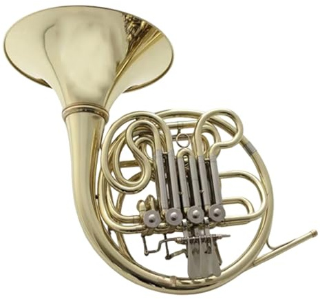 Waldhorn Anfängerinstrument Waldhorn B Dur Bis F Tonart Zweireihiges Instrument Für Anfänger Für Spielen Von Goldenen Vier Tonarten(2)