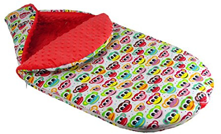 Saco acolchado para carrito de bebé, con calentadores para manos y cojín 9 Talla:Footmuff M size