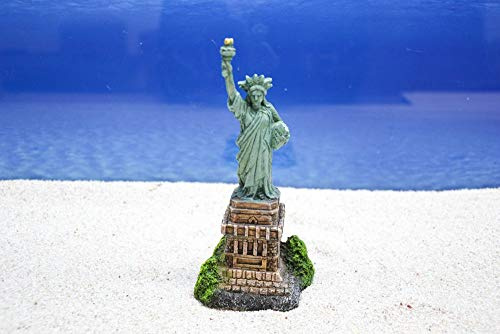 Amtra Freiheitsstatue Aquarium Dekoration Miniatur Dekofigur Aquarien Zubehör Fische Garnelen Terrarium