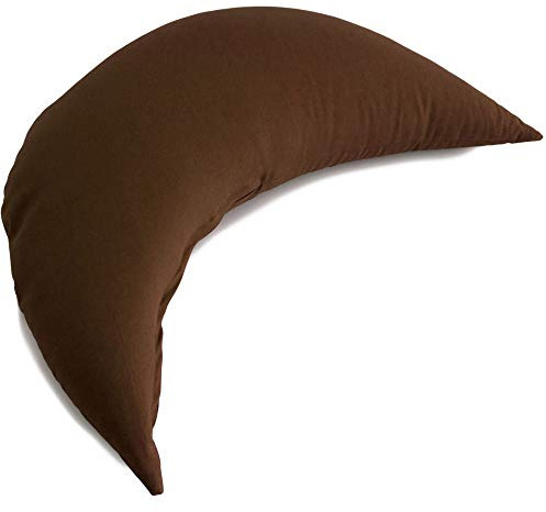 GIRAFFENLAND Zirbenkissen Mond ca. 50cm | braun | Zirbenholzkissen/Zirbelkissen | direkt befüllt
