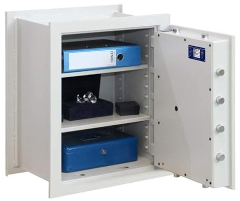 Format Wandtresor Wega 50-380, Mechanisches Zahlenkombinationsschloss, Grad 1 nach EN 1143-1, H63xB49xT38.3 cm, 70 kg