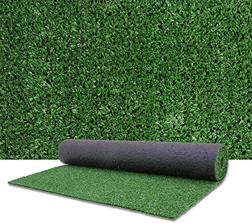 Alfombra de césped artificial de 3 pies x 10 pies, 0.4 pulgadas para interiores y exteriores, alfombra de césped sintético